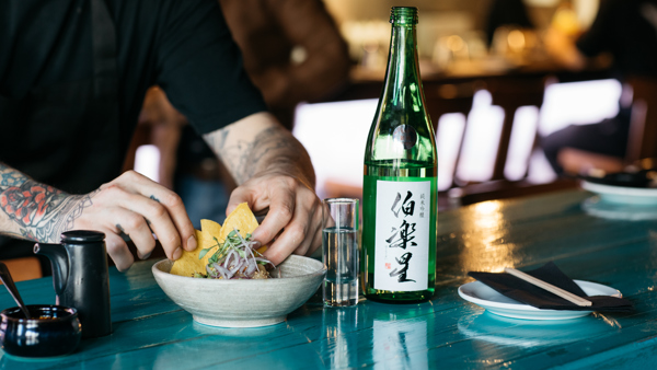 Pairing sake with food