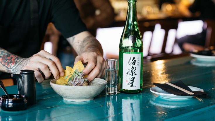 Pairing sake with food